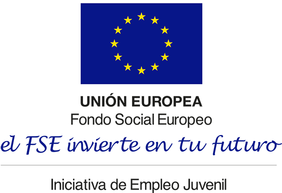 Unión europea. Fondo Social Europeo. EL FSE invierte en tu futuro. Iniciativa de empleo juvenil
